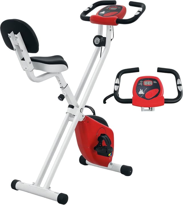 Detalle de HOMCOM Vélo d'Appartement Magnétique Pliable 8 niveaux