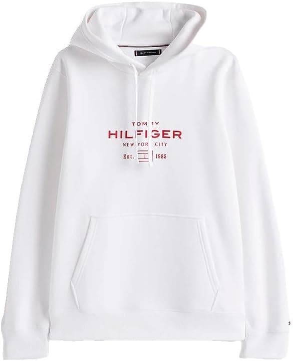 Detalle de Tommy Hilfiger men’s oval graphic hoodie with logo