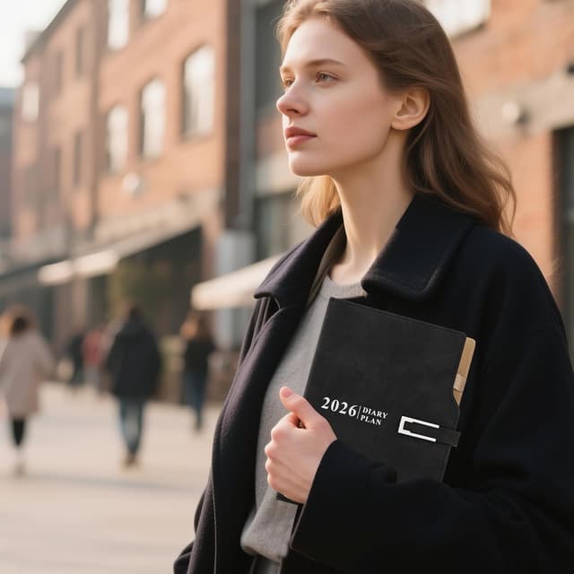 Detalle 2 de Agenda Escolar 2026 A5 una página por día