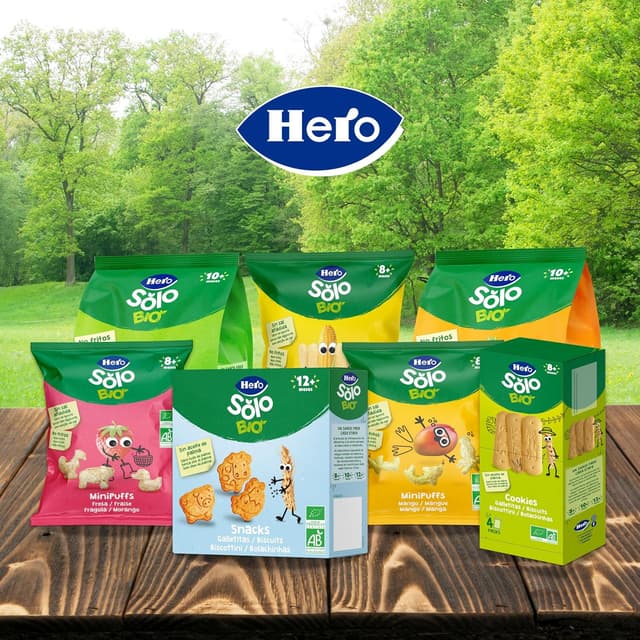 Thumbnail 8 de Hero Solo - Pack Galletas Ecológicas 🍪 Sin Aceite de Palma, 8 Meses