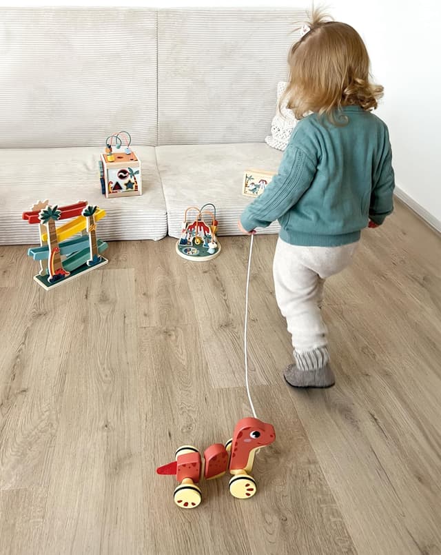 Thumbnail 6 de Small Foot Dino Nachziehtier FSC-Holz 23x10x16 cm