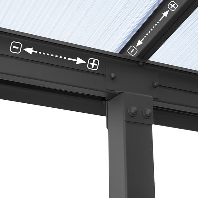 Thumbnail 1 de CANOPIA Olympia pérgola adosada 16 mm