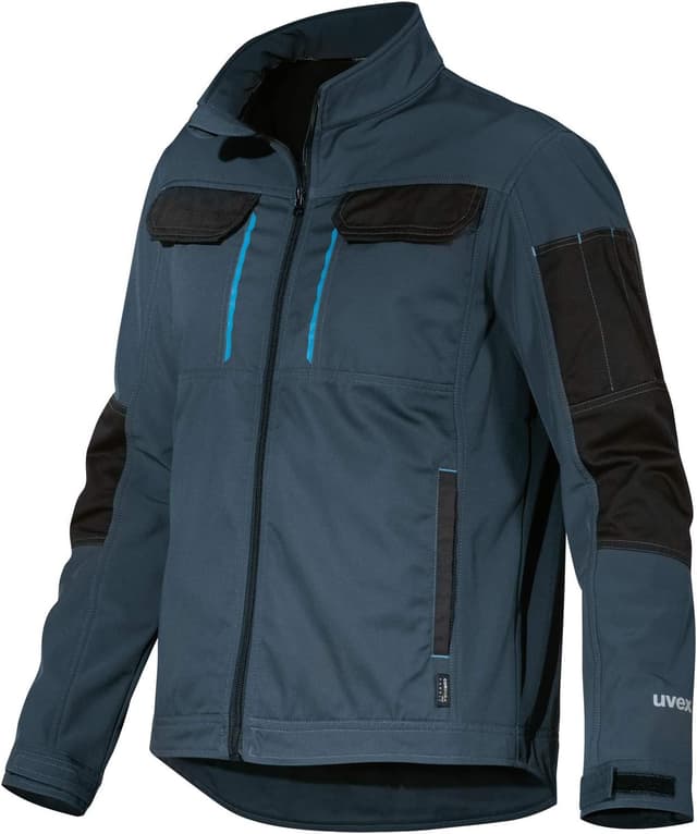 Detalle de Uvex Tune-up Softshell-Arbeitsjacke für Herren – atmungsaktiv & wasserabweisend
