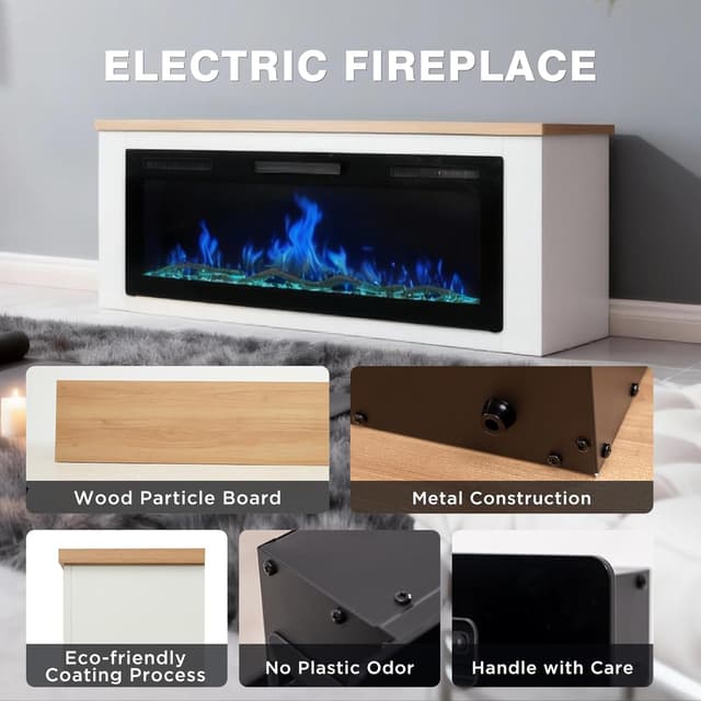 Thumbnail 6 de HOMAVO 50" Cheminée électrique 🏠