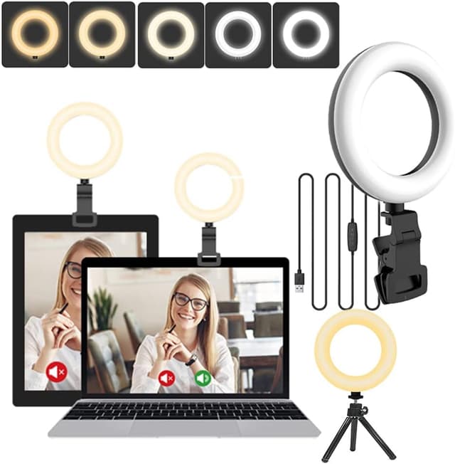 Imagen de Ringlicht Laptop 5'' Clip Stativ en OfertitasTOP