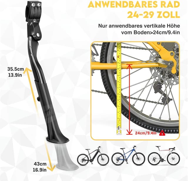 Thumbnail 1 de UETSNOR Fahrradständer 24-29 Zoll Tragfähigkeit 42 kg