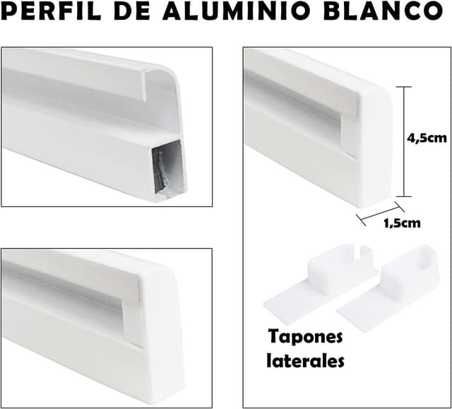 Thumbnail 4 de Mercury Textil Cortinas 90x210 PVC Rosa Claro