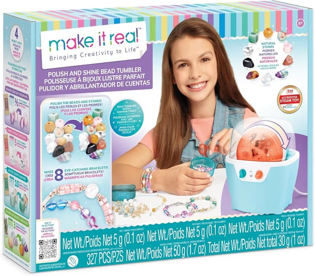 Imagen de Make It Real Rock Tumbler 327pc jewelry kit en OfertitasTOP