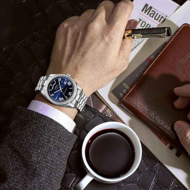 Detalle de NIBOSI Analogue Quartz watch 39 mm