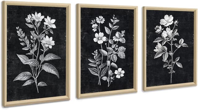 Detalle de FajerminArt 3Pcs Boho Leinwandbilder 30x40 cm