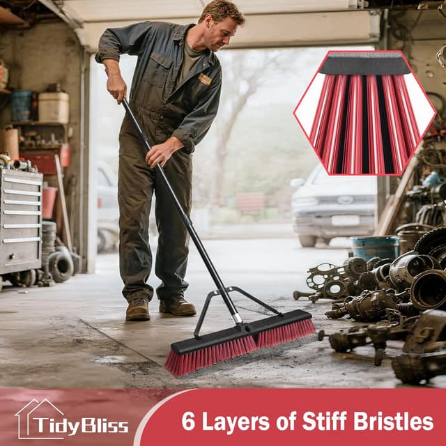 Thumbnail 2 de TidyBliss Balai 60 cm Rouge