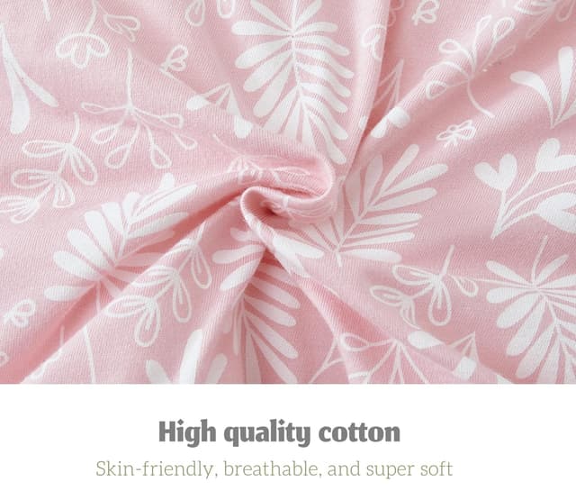 Detalle de Chilsuessy Baby-Schlafsack mit Füßen 2er-Pack, 2,5 Tog – weicher Baumwoll-Schlafsack für Kinder (75–85 cm)