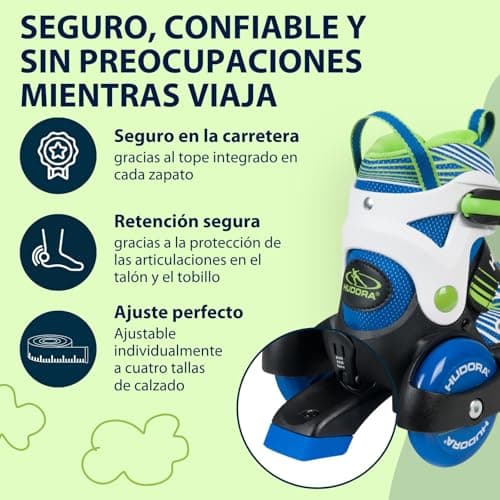 Thumbnail 4 de HUDORA Roller Skates My First Quad - Patines Ajustables para Niños 🛼