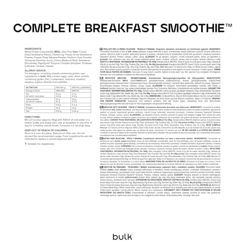 Thumbnail 1 de Bulk Batido Completo de Fresa y Plátano 🍓🍌, 500 g