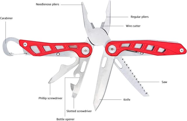 Thumbnail 5 de Amazon Basics Outil multifonction 8-en-1 🛠