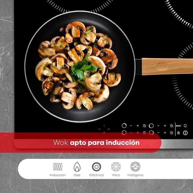 Thumbnail 5 de BERGNER Earth 🍳 Sartén de Cocina 28x7.5 cm con Tapa Negra