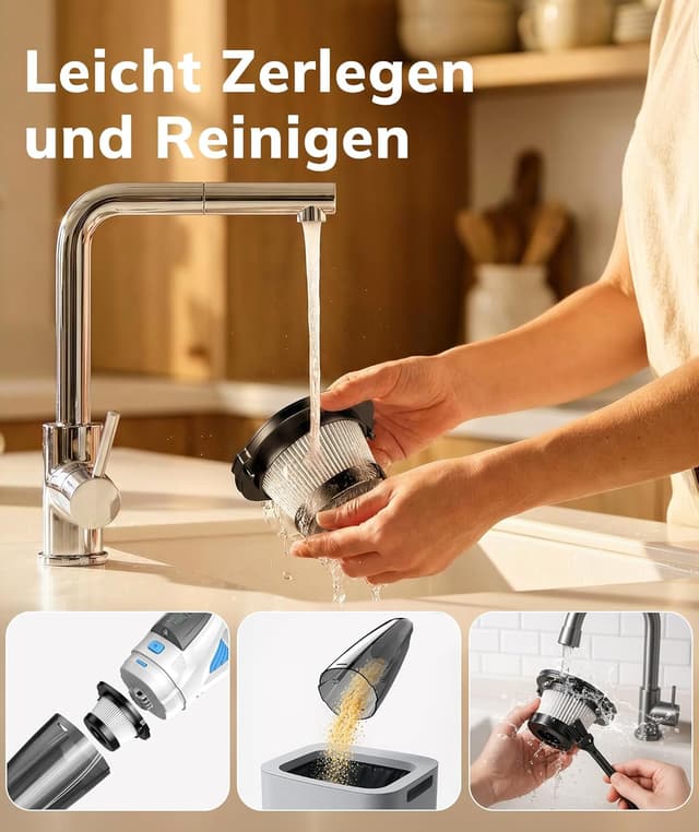 Thumbnail 6 de Topipop Handstaubsauger 25.000 Pa Saugkraft