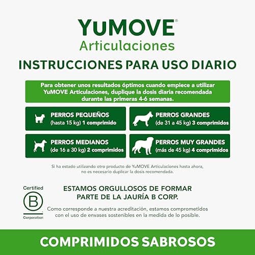 Detalle 1 de YuMOVE Condroprotector para perros 6–8 años, 60 comprimidos