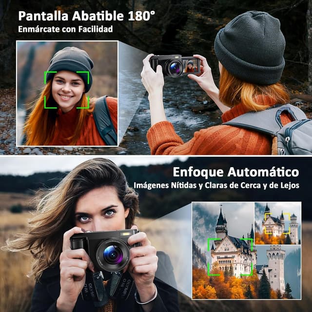 Detalle 2 de Cámara Digital 4K 48MP compacta para vlogging