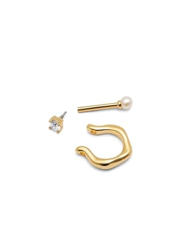 Detalle 1 de SINGULARU Pendiente Suelto Perla y Spark 6,5 mm 💎