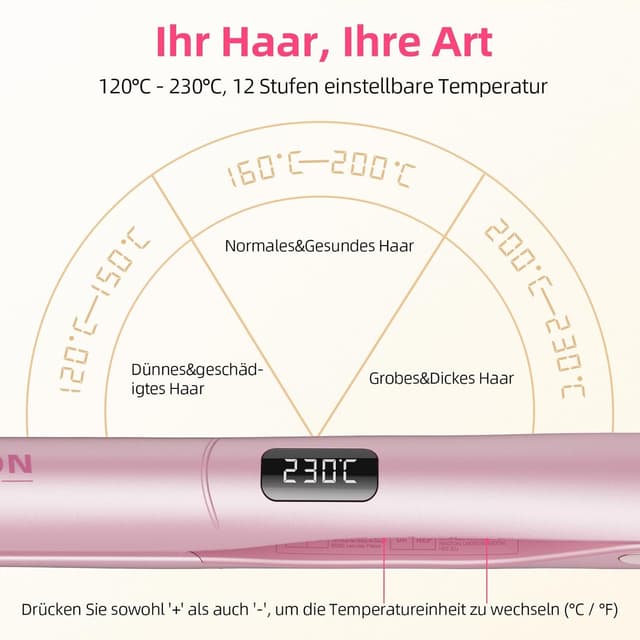 Detalle 2 de Dekuri 2 in 1 Glätteisen 30 s