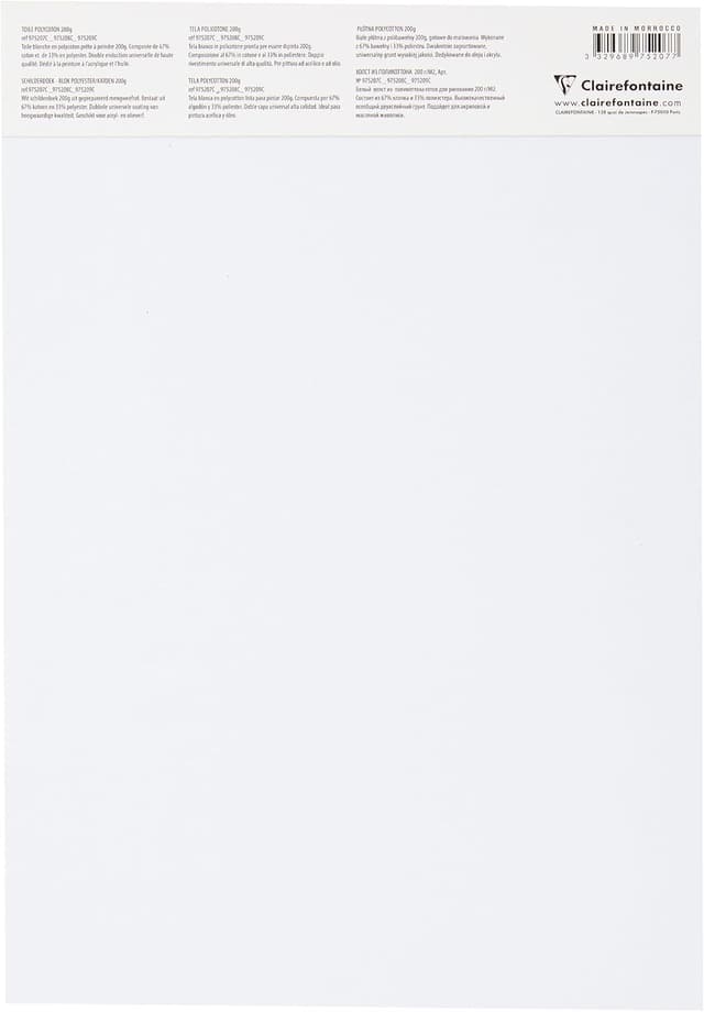 Detalle de Clairefontaine 975207C bloc encollé 10 toiles 🎨