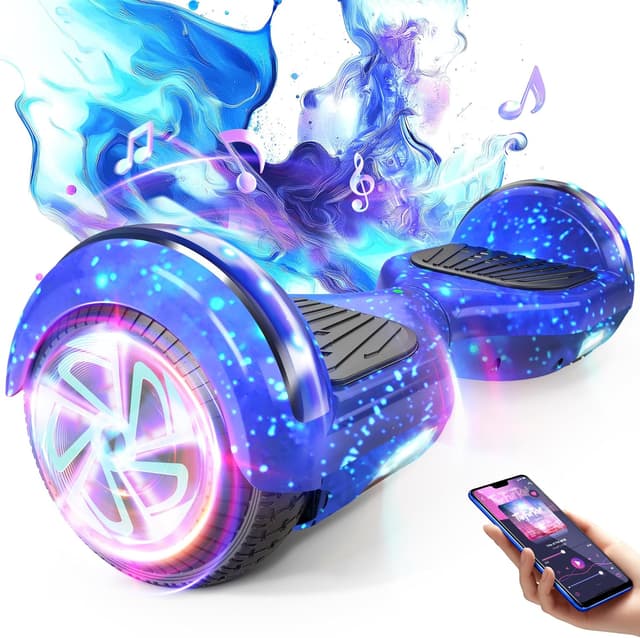Detalle de Hoverboard auto-équilibré 6,5 pouces Bluetooth