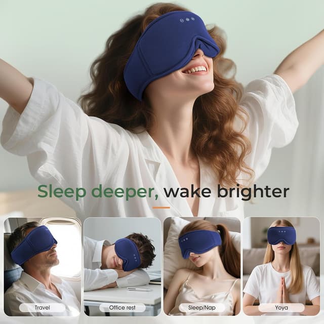 Thumbnail 6 de MUSICOZY Sleep Mask Headphones 14H Bluetooth 5.4