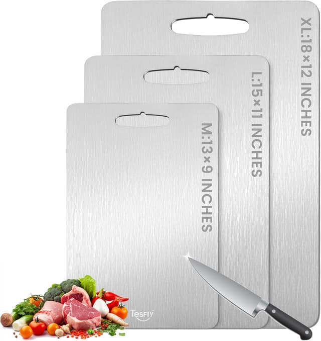 Imagen de New Titanium Cutting Board 18x12 Titanium Cutting Board 🍽 en OfertitasTOP