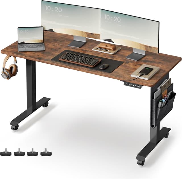 Detalle de VASAGLE scrivania elettrica 72-120 cm