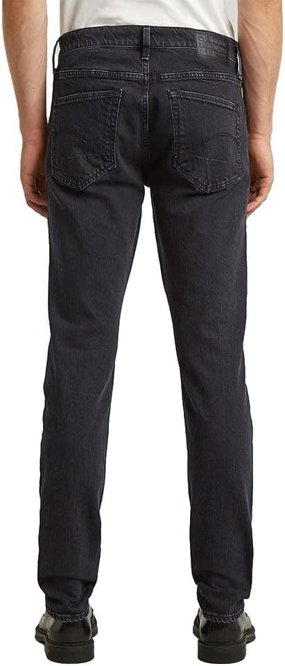 Detalle 2 de G-Star Herren 3301 Slim Jeans mit Knopfverschluss und 5 Taschen