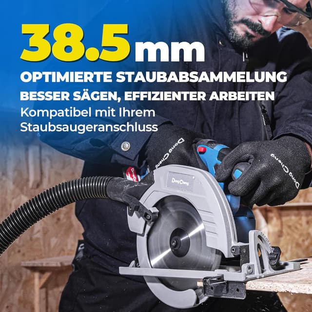 Thumbnail 6 de Dong Cheng 20V Sierra circular 185 mm