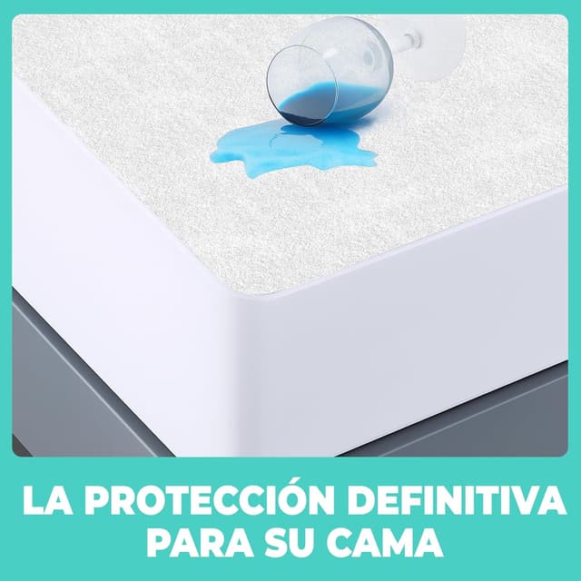 Thumbnail 7 de Protector Colchón 140x190 cm Pack 2 🛏️ Impermeable y Hipoalergénico