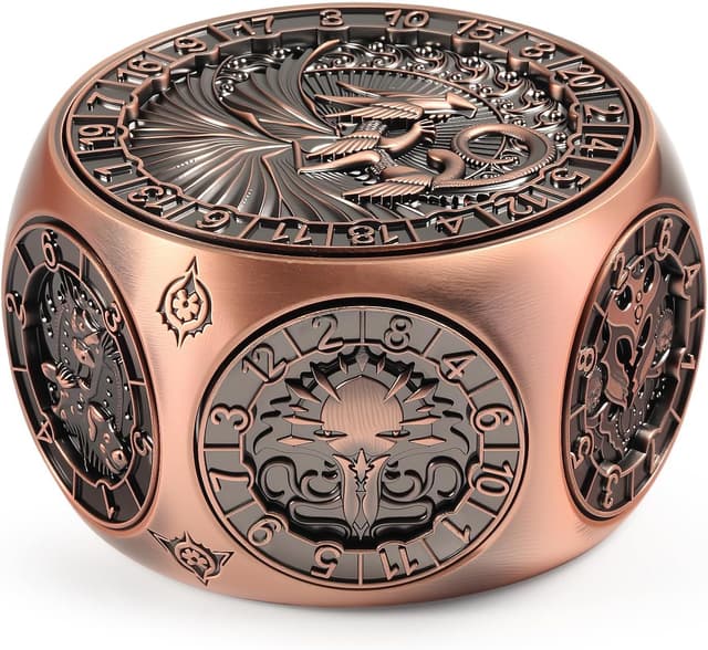 Imagen de DNDND Copper 8-in-1 Spinner Dice 🎲 en OfertitasTOP