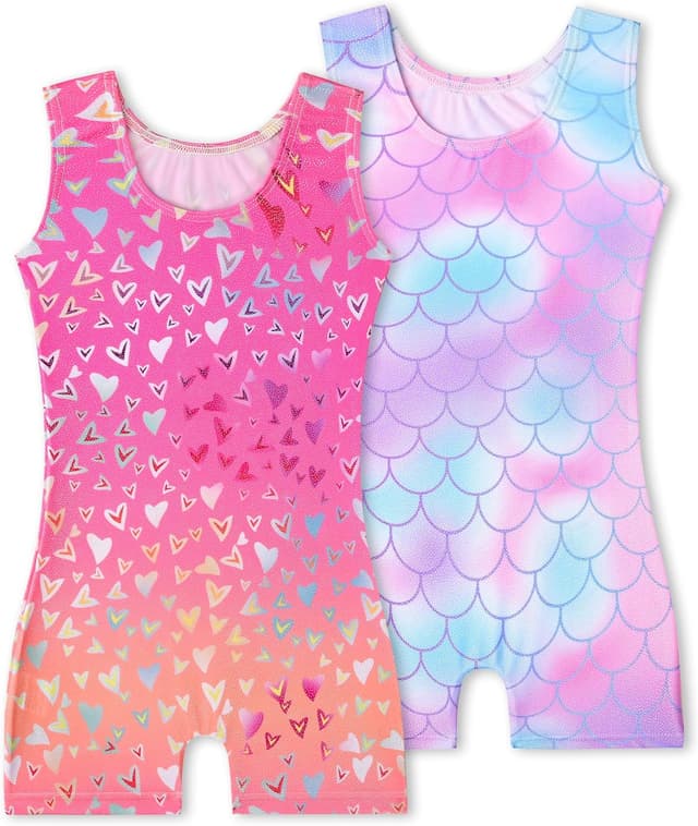 Detalle de Tstiti Gymnastics leotards 2 pack for girls