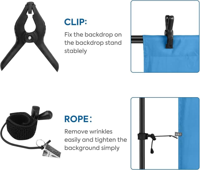 Thumbnail 4 de SEDGEWIN Backdrop Stand 6.5×10ft adjustable kit 🎥