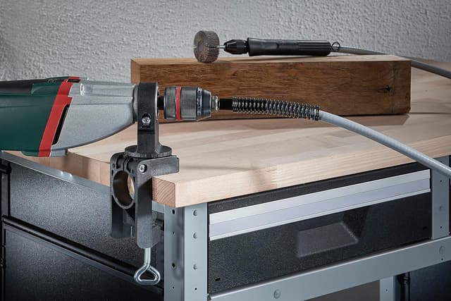 Detalle de wolfcraft 2034000 Roue abrasive à lamelles T 6 mm (grain 80) diamètre 80 x 40 mm