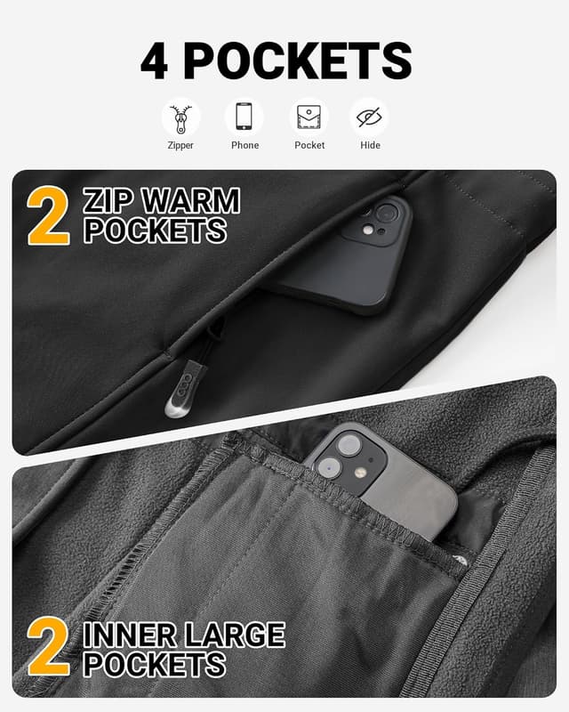 Detalle 1 de Outdoor Ventures Softshell Regenjacke 8000 mm