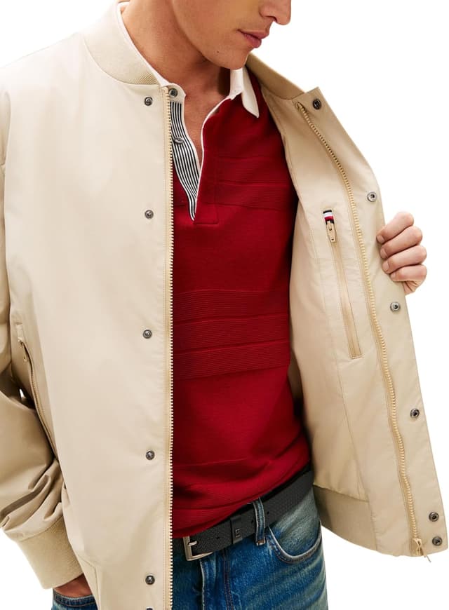 Detalle de Tommy Hilfiger Tech Lightweight Bomber MW0MW36665 blouson aviateur homme