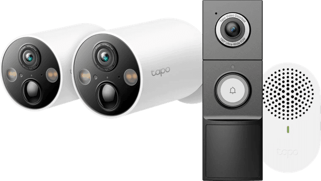 Detalle de TP-Link Tapo C425 Doppelpack + D235 Smart