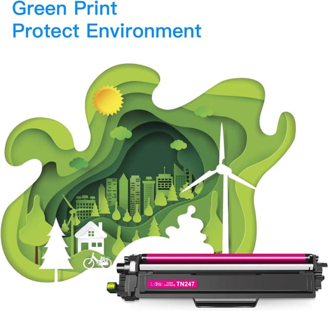 Detalle 2 de LxTek TN-247/TN-243 Compatible Toner 4-pack (Black, Cyan, Magenta, Yellow) for Brother