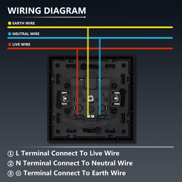 Thumbnail 6 de BSEED Schuko Steckdose Unterputz 16 A schwarz 🔌