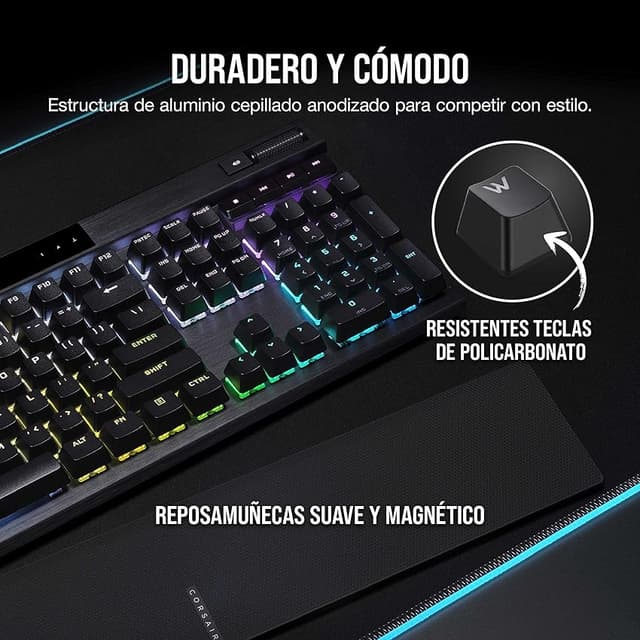 Thumbnail 2 de CORSAIR K70 RGB PRO Teclado mecánico 8000 Hz