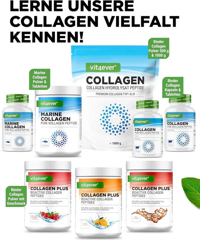 Thumbnail 4 de vit4ever Collagen 300 Kapseln Hochdosiert