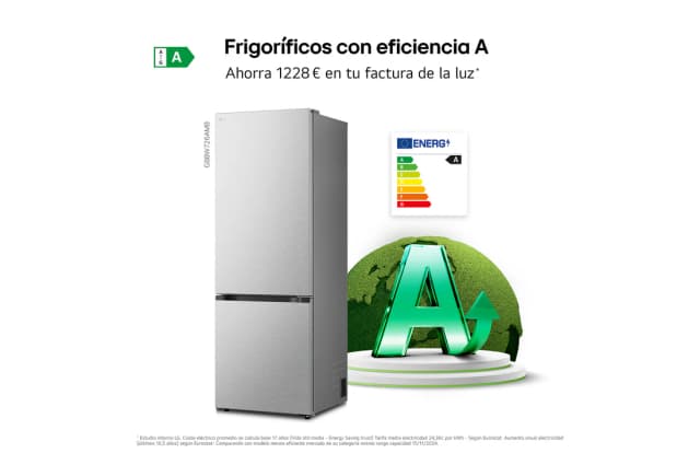 Detalle 2 de LG GBBW726AMB Frigorífico Combi DoorCooling+ 465 L