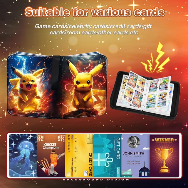 Thumbnail 4 de JDMPCYN Sammelalbum 400 Karten 📒