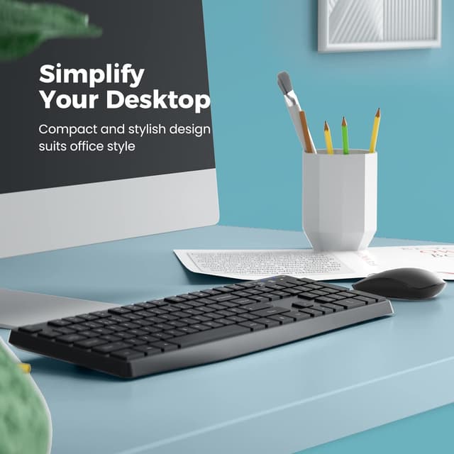 Detalle de Lovaky Wireless Keyboard Mouse Combo 🖱