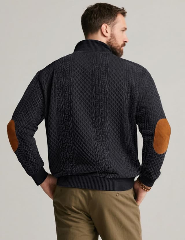 Thumbnail 5 de QOSOQ Men's Casual Sweatshirt 1/4 Zip