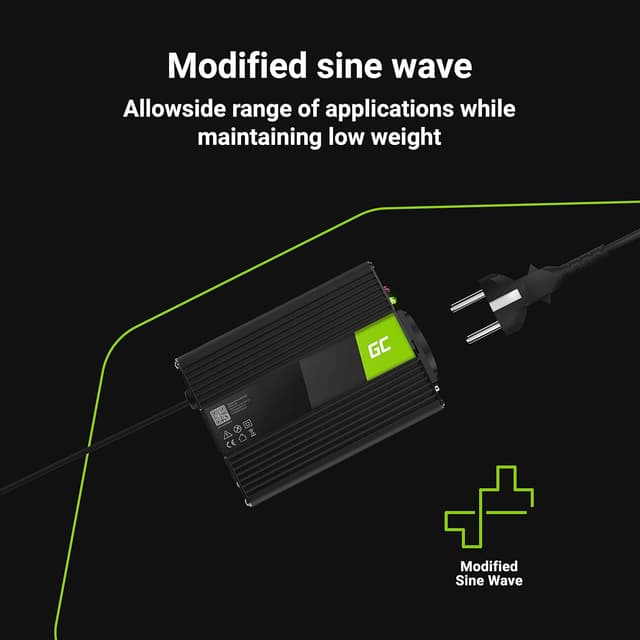 Detalle de Green Cell inverter 12V 300W onda modificata