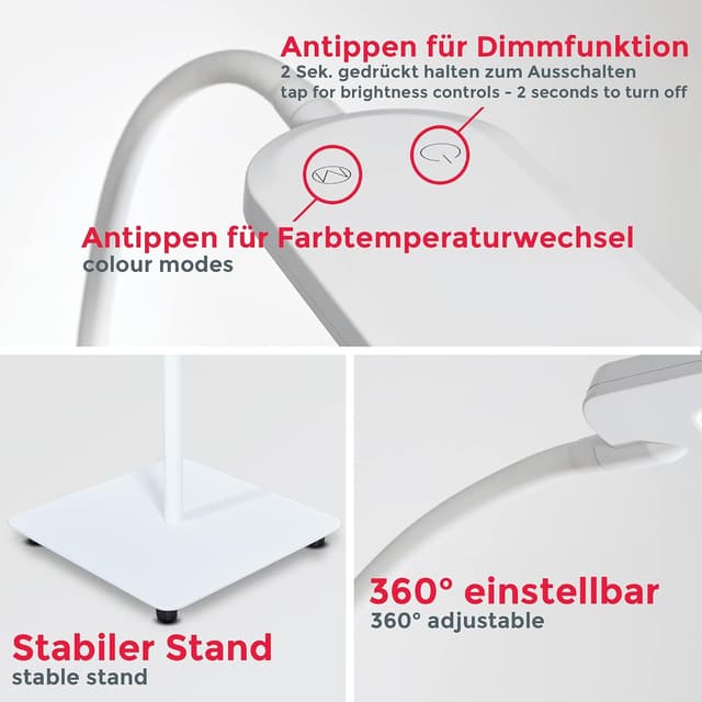 Thumbnail 4 de B.K.Licht LED Stehlampe dimmbar 600 lm